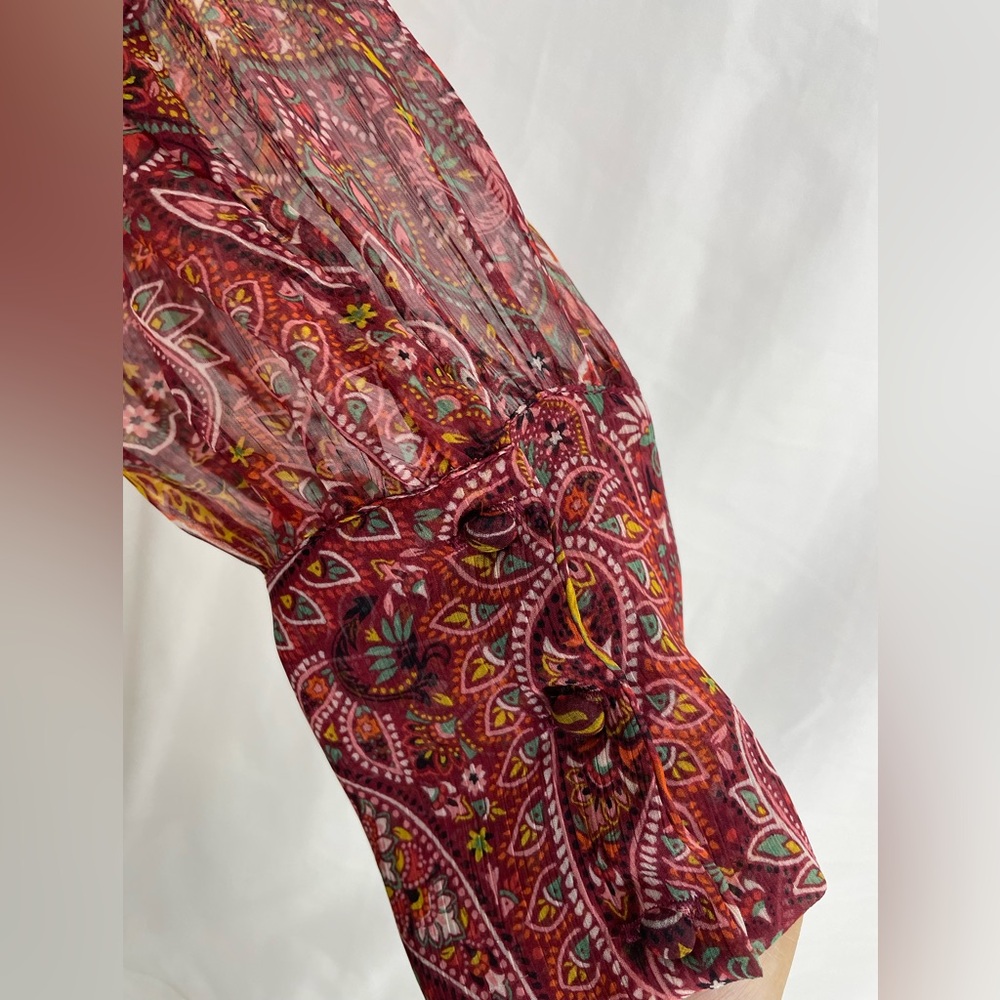 Misa Los Angeles Gianna Paisley Mini Dress Large NWOT - Picture 7 of 7